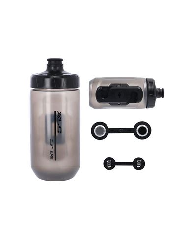 KIT BIDON CON SISTEMA MRS 600 ML TRANSPARENTE XLC MR-S05