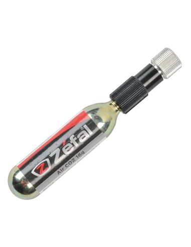 ADAPTADOR CON CARTUCHO DE AIRE ZEFAL CO2 16 G