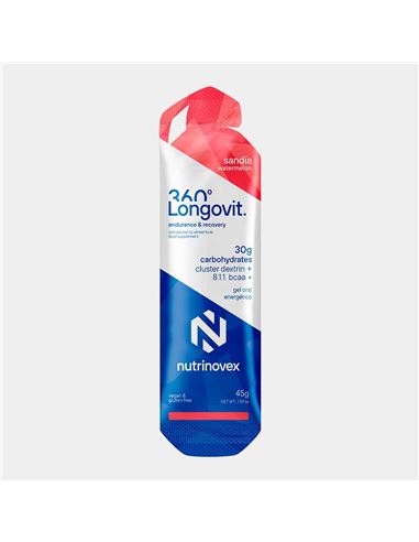 NUTRINOVEX LONGOVIT 360 GEL 30CHO 45G SANDIA