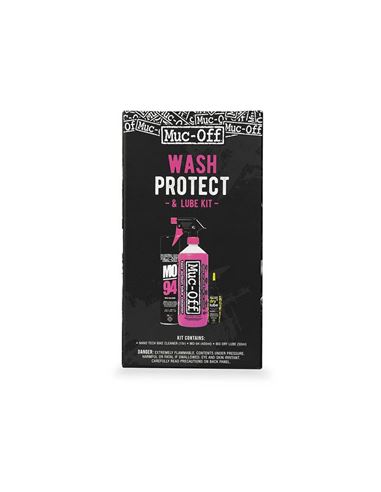 KIT MUC-OFF LAVADO PROTECCION/LUBRICANTE CLIMA SECO