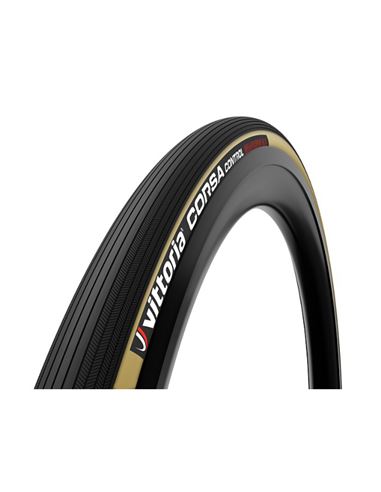 VITTORIA CORSA CONTROL CREMA 700X25C PLEG G2