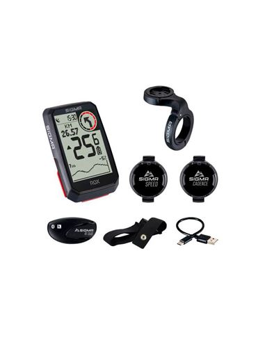 KIT CICLOCOMPUTADOR GPS SIGMA ROX 4.0 SENSOR 30 FUNCIONES NE