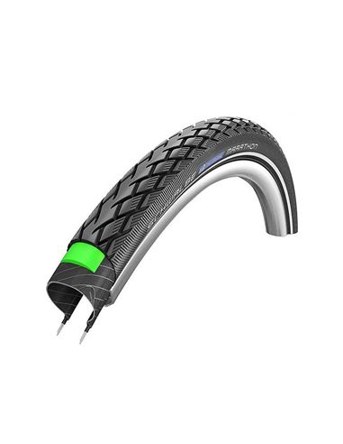 CUBIERTA SCHWALBE MARATHON 700X40 HS620 PERF. TWINSKIN GREEN